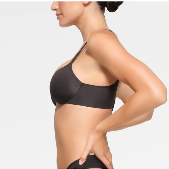 NWT Skims Women’s Ultimate Collection Push-Up Plunge Bra in Onyx - Size:32DD - Picture 2 of 8